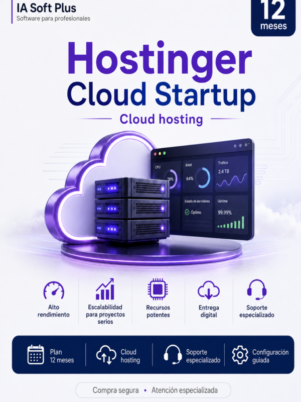 Hostinger Cloud Startup | 12 meses
