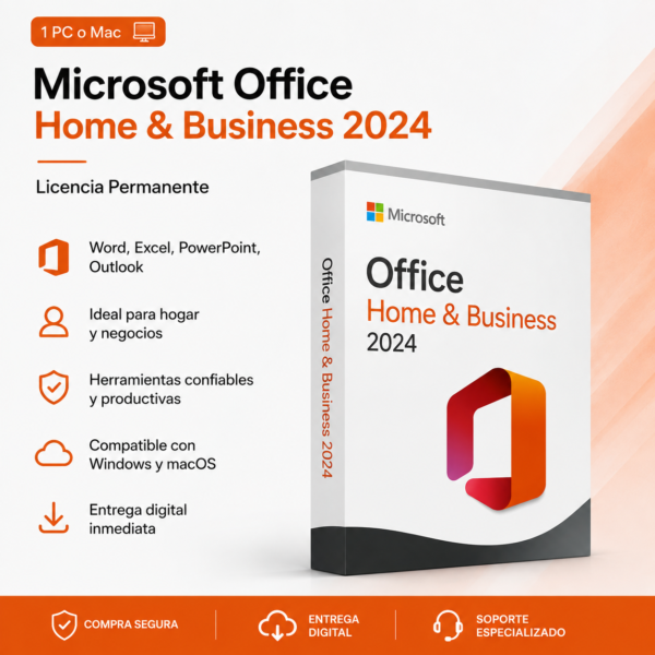 ChatGPT Image 22 ago 2026, 05_37_23 p.m. Microsoft Office Home & Business 2024 BIND | 1 PC o Mac