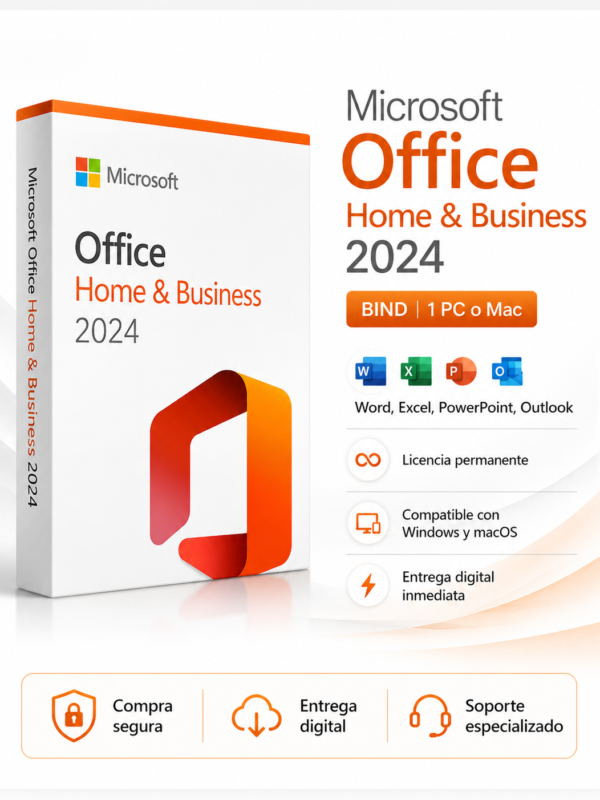 Microsoft Office Home & Business 2024 BIND | 1 PC o Mac